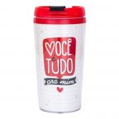 Copo térmico pop  200 ml Uatt - você é tudo pra mim