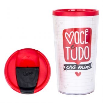 Copo térmico pop  200 ml Uatt - você é tudo pra mim