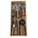 Kit de 6 Peças para Queijo em Aço Inox em Caixa de Madeira Dynasty