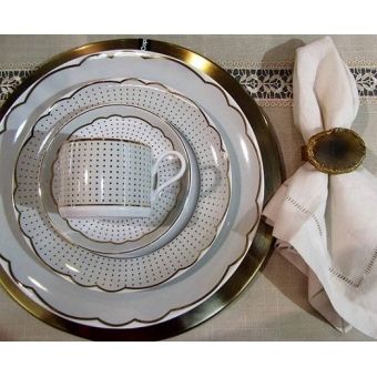 Xícara Para Café Porcelana Germer Royal Off White Kit 6 Peças