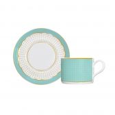 Xícara Para Café Porcelana Germer Royal Tiffany Kit 6 Peças